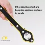 Auto Labor-saving Car Jack Ratchet Wrench 360° forward and reverse knob design Jack Ratchet Wrench Hand Tool Phillips Screwdriver