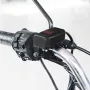 Motosiklèt Charger SAE nan USB Adaptè Doub USB Vit Charger 12V Voltmeter ak On / Off Power Switch pou GPS