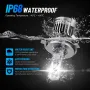 NOVSIGHT A500-N90 180W 36,000LM/Pair High Power Car LED Headlights 6500K Bright White