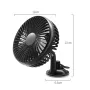 12V/24V 360° Rotation Car Cooling Fan 3Speed Single Head Electric Car Cooler Sucker Air Circulator Fan Electric Car Circulator for Auto Truck Off-Road