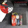 Car Trunk Organizer Mesh Pocket Trunk Organizer Double Mesh Trunk Storage Mesh Bag Storage Elastic Strap for Plush Surface