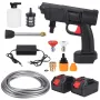 36V 150W Wireless High Pressure Washer Car Washing Machine Water Wash Sprayer With None/1/2 Battery
