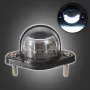 12V 6 LEDs Number Plate License Light Reflector For Trailer Truck Lorry