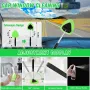 13-Piece Car Detailing Cleaning Kit Car Detailing Brush Wash Engine for Wheel Clean Kit Adjustable Handle Cleaning Towel
