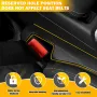 2PCS Car Seat Leak-proof Plug Strip Seat Storage Box Car Seat Gap Plug Car Seat Gap Filler with Seat Belt Holes Car Gap Strip Stop Cellphone Wallet Keys Coins From Dropping