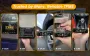 Tire Pressure Monitoring System Solar Powered TPMS for RV and Trailers TPMS with LCD Display 4 Sensors Real-Time Pressure And Temperature Monitoring