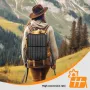 9W Portable Solar Panel Monocrystalline Silicon 6V Outdoor Charging Mobile Phone Tablet Power Bank USB-C USB-A Output