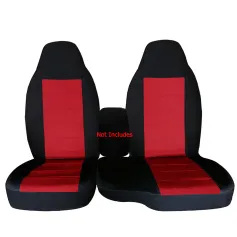 2pc Front Car Seat Covers Center For Ford Ranger 60/40 HIGH BACK 2004-2012