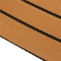 900x2300x6mm EVA Foam Teak Brown With Black Line Faux Teak Boat Decking Sheet