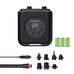 20PSI High Pressure Electric Paddle Board Pump Rechargeable Dual-Stage Inflation and Deflation Air Pump for Kayaks Mattress Wind Wings Yoga Balls