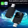 2-in-1 Wired To Wireless Carplay Box Aibox Plug and Play Universal Smart Wireless Carplay Adapter USB Wired Wireless Dongle