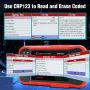 LAUNCH CRP123 V2.0 OBD2 Car Diagnostic Scanner Engine Transmission AirBag ABS X431 Xrp 123 Code Reader Scanner Better Than Vii+ ms509