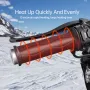 Motorcycle Heated Handlebars 5+1 Gear Adjustable With Memory Function Electric Heating Handle With Switch Waterproof