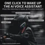 Coralme Y10 Motorcycle Helmet Bluetooth Headset Wireless Headset AI Voice Assistant Motorcycle Helmet Headset Split Installation Bluetooth Headset