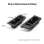 7seat Third Row Water Cup Holder Storage Box Shock-Absorbing Tray Tidying for Toyota Land Cruiser Prado 250 2024 2025 J250 LC250