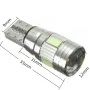 2pcs Car Bulb Lamp 5630 2W T10 Lens Canbus Error Free Lights