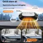 12V Car Heater Fan Car Electric Heater Fan Winter Defog With Fast Heating Heater Portable Car Heater Car Windshield Defrost Fast Heating