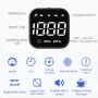 Car HUD Head-up Display Car GPS Universal Multi-function Speedometer Compass HD Smart Display USB Rechargeable