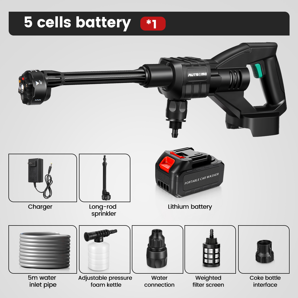 One Battery and One Charger Section 5