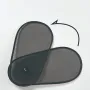 No Block View Car Side Window Sunshade Adjustable Foldable Heat Insulation Anti-glare Side Window Shade