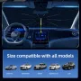 2 In 1 Car Windshield Sun Shade Umbrella Foldable with Safety Hammer Function UV Protection Sunshade