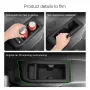 7seat Third Row Water Cup Holder Storage Box Shock-Absorbing Tray Tidying for Toyota Land Cruiser Prado 250 2024 2025 J250 LC250