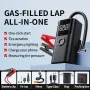 2 In 1 Portable Multi-functional 150psi Car Jump Starter Air Compressor 1000A Power Bank with Emergency LED Lighting Tire Pressure Detection