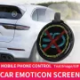 Car LED Display bluetooth + Remote Control Car Rear Window Custom Personality Pixel Expression Screen Light Horse Anti-Rear-End Collision Display