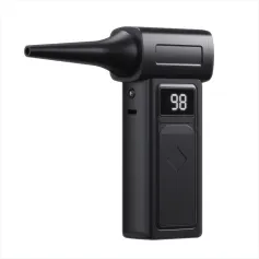 130000RPM rankinis belaidis bešepetėlis automobilio dulkių siurblys su siurbimo ir pūtimo funkcija Stiprus oro greičio skaitmeninis ekranas