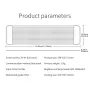 2PCS Devil Eyes Lights APP Control LED Display USB Flexible Screen Panel for Car Back Window Dynamic Personalized Big Eye Lights Truck Windshield Remote bluetooth Control