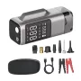 Multi-functional 6 in 1 Car Emergency Starter and Vacuum Cleaner Portable Air Compressor Inflator Pump Mobile Power Booster Starter with Suction and Blow
