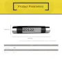 Car Air Outlet Thermometer Time Display High Precision Electronic Digital Car Clock LED Thermometer with Back Luminous
