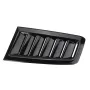 Ventilação de capô estilo RS universal preto brilhante para Ford Focus MK2