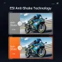 AZDOME Motorcycle Driving Recorder Front Rear Dual Lens DVR BSD Warning Function Waterproof Lens HD Wide Angle GPS Track M600