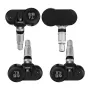Solar-Powered Wireless TPMS 433.92MHz LED Display Car Tire Pressure Monitoring System with 4 Sensors Real-time Monitoring