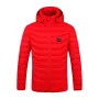 9 Heating Zones Single/Double Button USB Unisex Electric Heated Coat Winter Warm Hooded Jacket