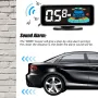 Front & Rear Car Reversing Radar System Lcd Display Parking Sensor With 8 Head Probe Distance Detection Sound Warning Buzzer