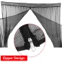 Magnetic Screen Back Anti-mosquito Door Flyscreen Mesh Ventilation Sunshade Fly Curtain Net For Van Campervan