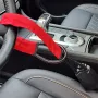 Car Steering Wheel Steel Lock Seat Belt Anti-theft Lock With 2 Keys Anti-theft Device Easy Installation Fits Most Cars SUV