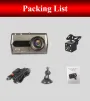 4 Inch 1080P Zinc Alloy Dash Cam IPS Color Screen Car DVR HD Night Vision Front Rear 2 Lens Reversing Image