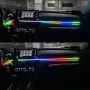 Lampada decorativa per interni con controllo APP, 2 in 1, luce LED Phantom per auto Symphony, 110 cm + 35 cm, presa USB.