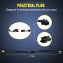 8PCS 24LED Rock Light for Cargo Truck Pickup Bed Off Road Under Car Side Marker LED Rock IP67 Waterproof