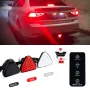 Universal F1 Triangle Style Sport 19LED Brake Signal Lamp REAR FOG LIGHT Rear Third Brake Lamp DRL For JDM BBA