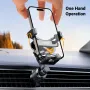 UGREEN Car Phone Holder Vent Phone Mount Air Vent Clip Cell Phone Holder Compatible with iPhone 16 15 14 13 12 Pro Max Mini PlusiPhone 11 SE XS XR 8 7 6 6S Smartphone