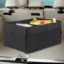 Universal Car Trunk Storage Box Multifunctional Organize Box Large Capacity Foldable Car Storage Box Trunk Cargo Box Repair Tool Rack Car Storage Box