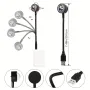 USB Car Atmosphere Lamp Music Rhythm Projector LED Car Magic Ball Lamp Party Stage Stage Voice Control Romantic