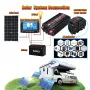 AUTSOME 12V to 220V Converter Pure Sine Wave Power Inverter Car Solar Dual USB Charger With LED Display
