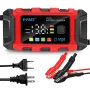 Smart Battery Charger Car Battery Charger Motorcycle Battery Charger European Standard Plug for 12V 2Ah-150Ah Lead-Acid Battery