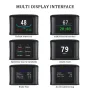 T600 Misuratore digitale universale OBD2 Head Up Display Dispositivo digitale intelligente OBD2 Hud Obd2 Head Up Display per misuratore intelligente per auto