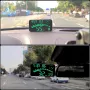 Head Up Display for Car Large Screen Digital GPS Speedometer 5.5-Inch Car Hud Head-Up Display Speeding Alarm
